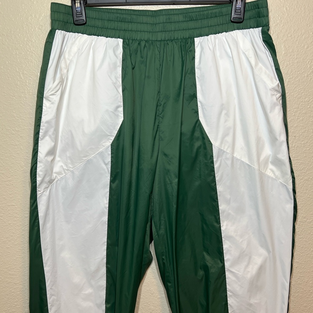 Fore All Women’s Green White Colorblock Nylon Track Pants Size XXL - Picture 4 of 7